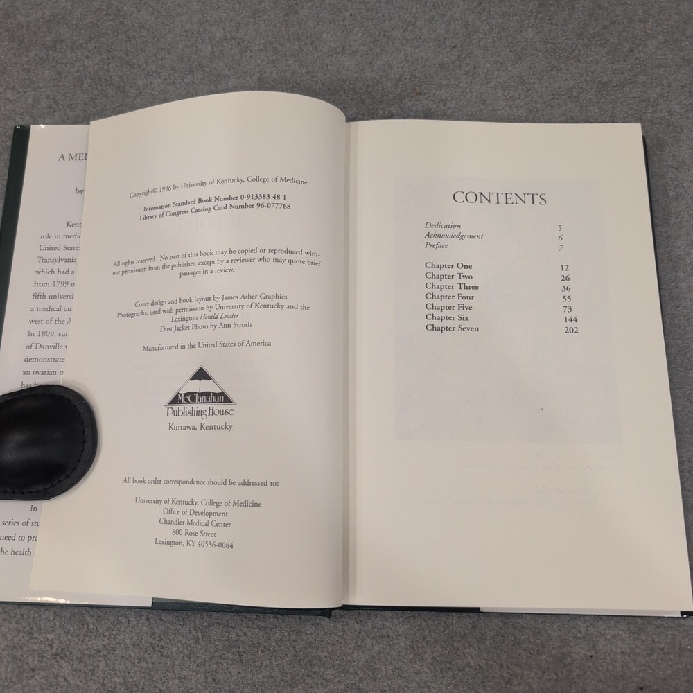 A Medical School Is Born Robert Straus University of Kentucky History Book 1996 - Picture 2 of 2